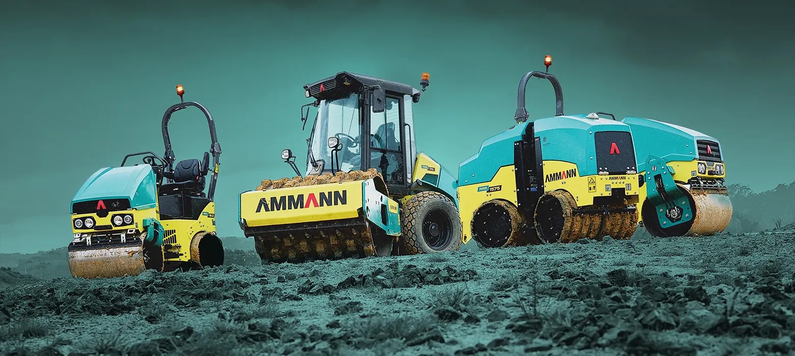 Rulli compattatori per terreno e asfalto Ammann - 2
