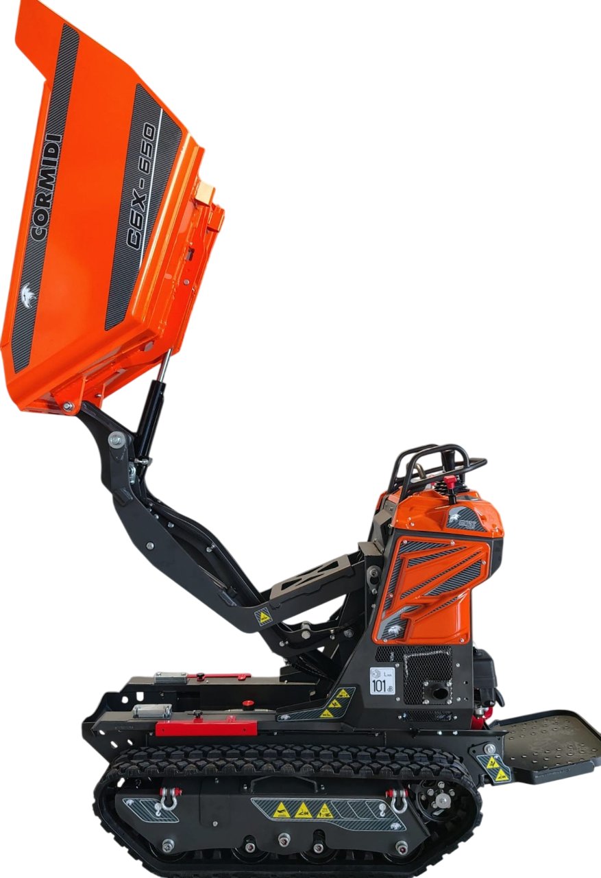 Cormidi C6X - Dumper cingolato 650 kg | Made in Italy
