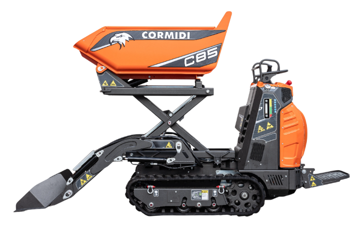 Cormidi C85E - Dumper cingolato 800 kg | Made in Italy - 8
