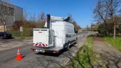 Piattaforma aerea telescopica da 17 m su Renault Master KL17P - 8