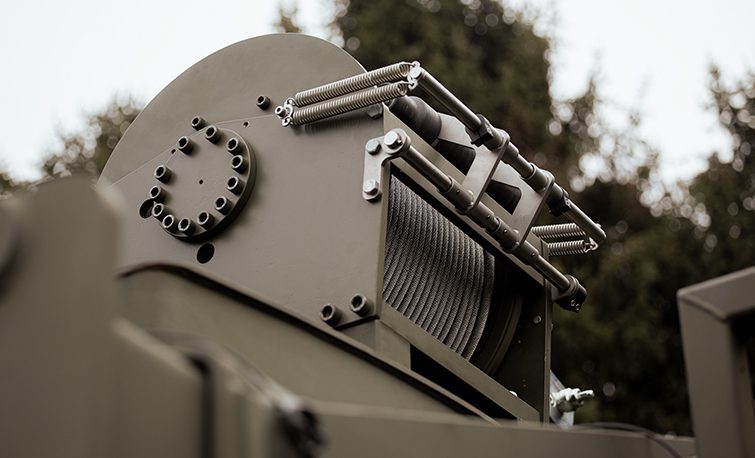 Gru telescopica militare montata su autocarro M300 - 7