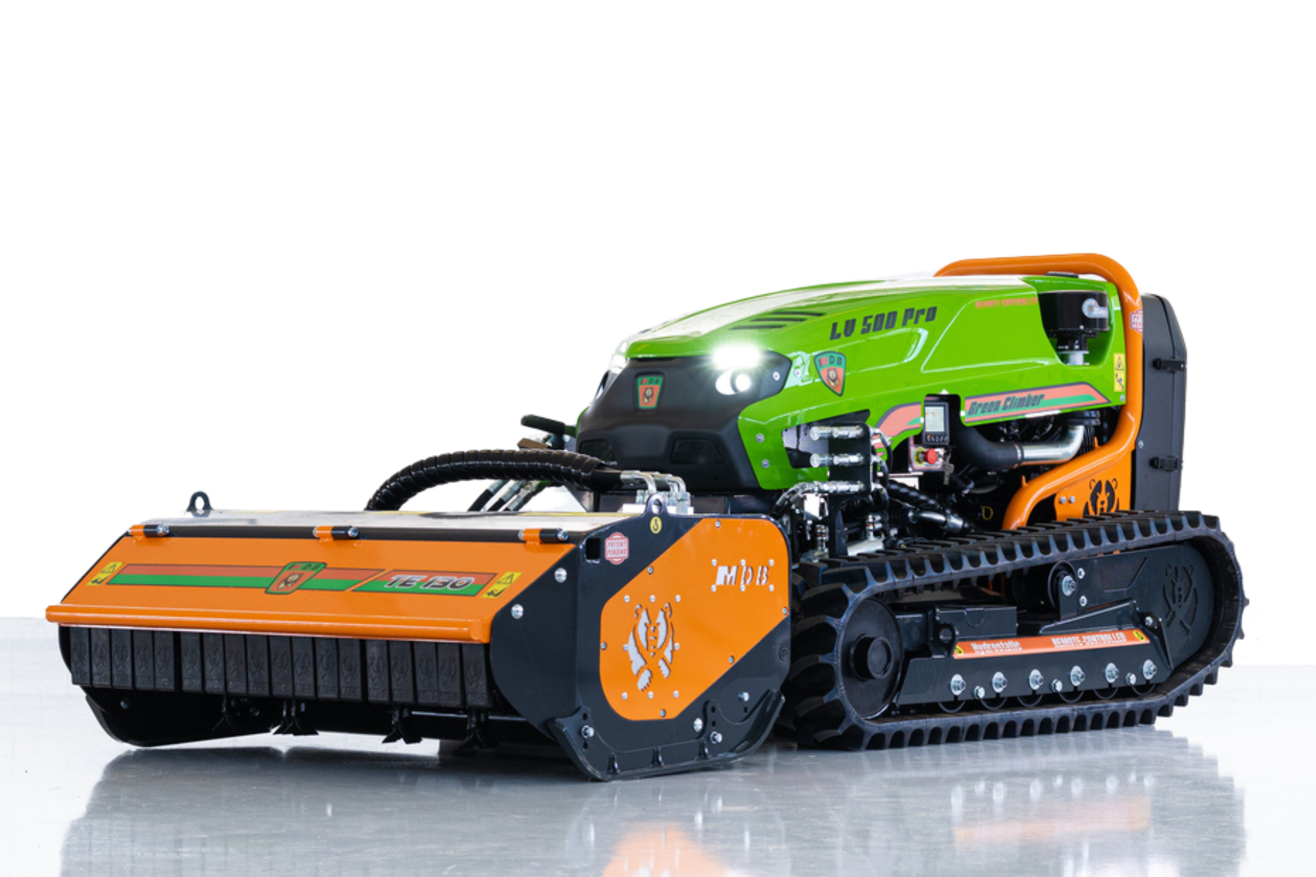Green Climber LV 500 PRO | Remote Control Forestry Mulcher & Slope Mower - 7