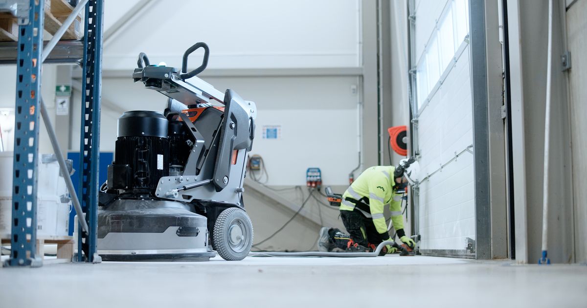 La forza dell'uomo incontra la potenza della macchina: Husqvarna Autogrinder™, la nuova rivoluzione nella preparazione delle superfici?