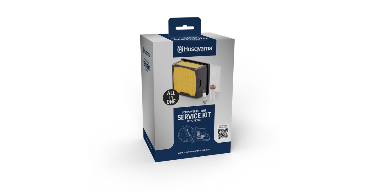 Prolungate la durata delle attrezzature da costruzione con i kit di manutenzione Husqvarna
