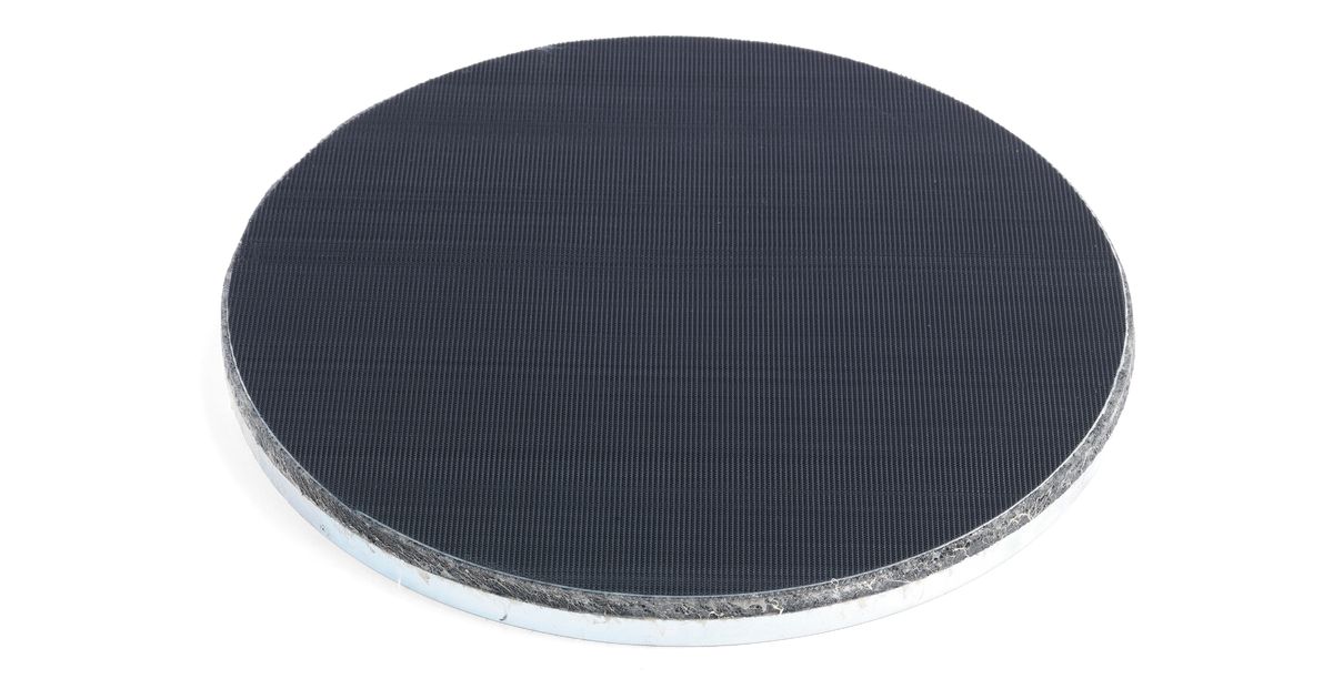 Disco di supporto per utensili con legante resinato.