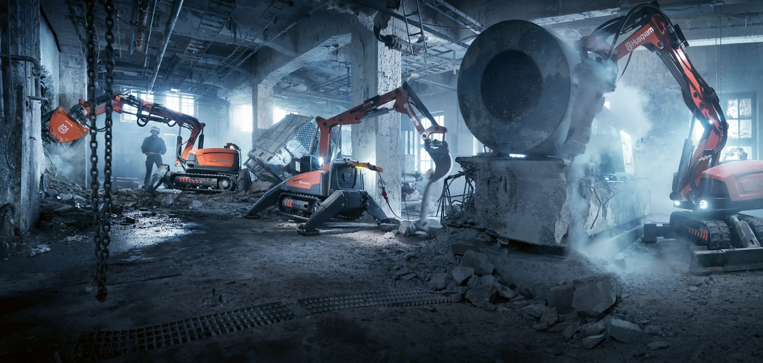 Accessori originali per robot da demolizione