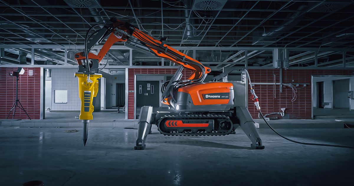 Husqvarna Construction: progetto elettrico di decostruzione