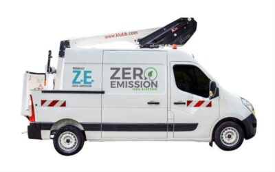 Piattaforma aerea elettrica da 11,80 m su Renault Master E-tech KL26 troncato - 8