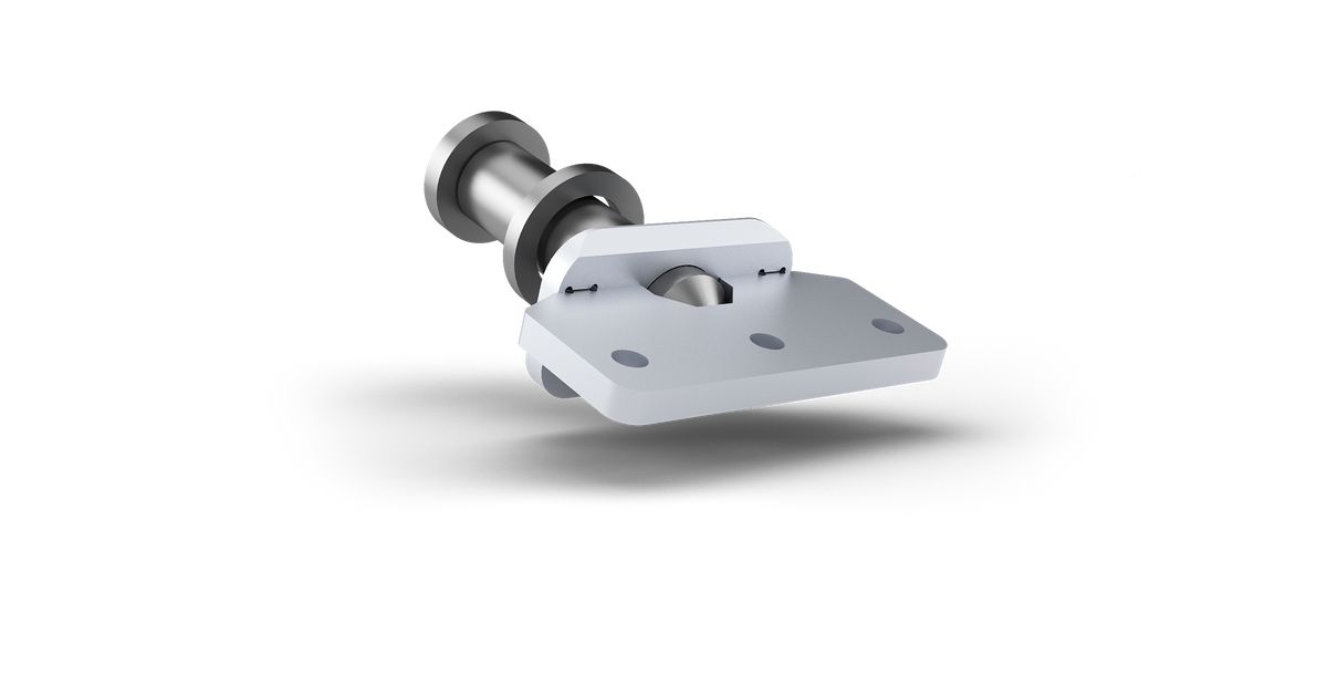 Quick release support blade holder